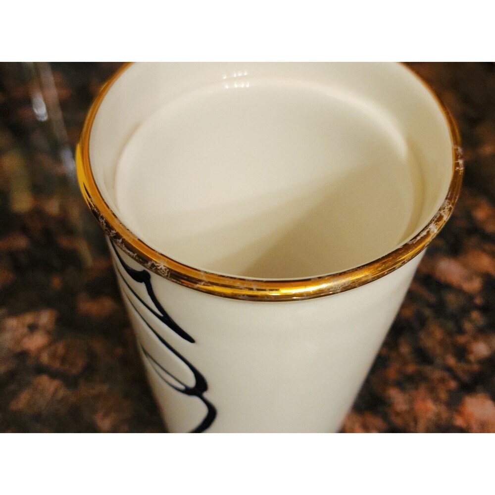 2015 Starbucks Ceramic Tumbler Coffee Mug with Lid Siren Logo 10 fl oz - FLAW - Picture 8 of 9